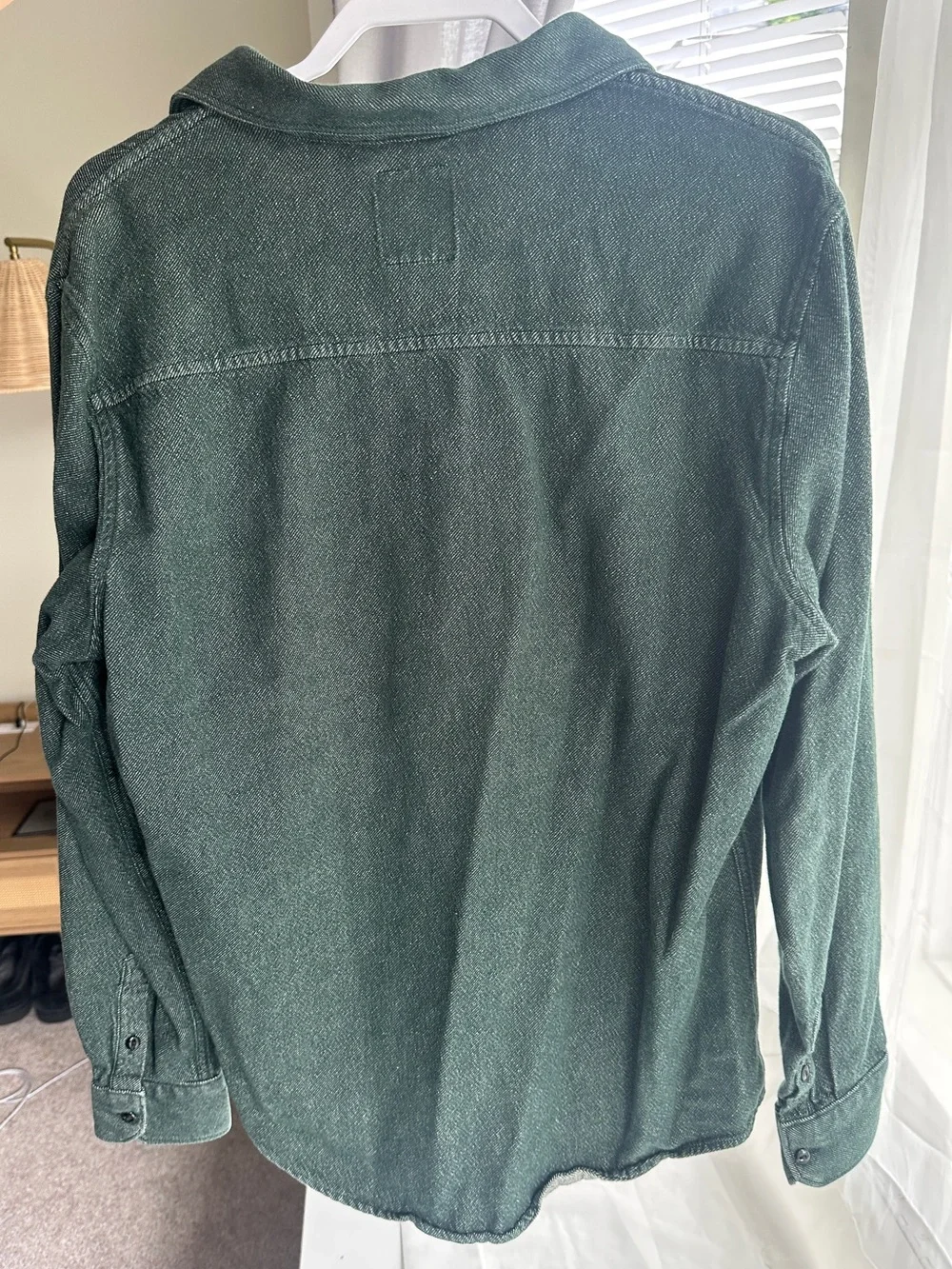 Levi's Forest Green Pullover Shirt with Red Logo